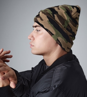 Beechfield Camo unisex Beanie