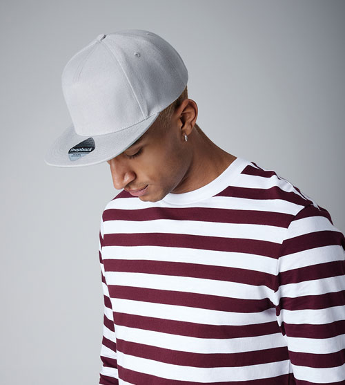 Voornaamwoord deeltje Discriminerend De Beechfield Original Flat Peak unisex Cap bedrukken - Shirtsenzo.nl