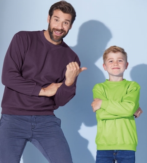 James & Nicholson Round Heavy kinder Sweatshirt