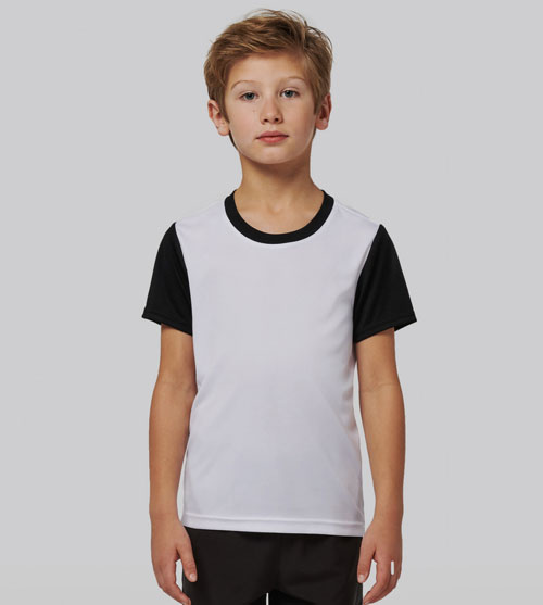 Mijnwerker Distributie Azië ProAct Tweekleurige Jersey kinder T-shirt bedrukken - Shirtsenzo.nl