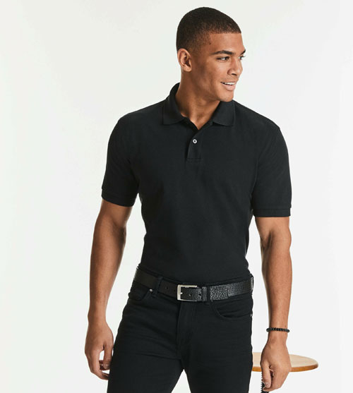 correct materiaal Bang om te sterven Russell Classic Cotton heren Polo bedrukken - Shirtsenzo.nl