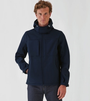 B&C Hooded heren Softshell jacket