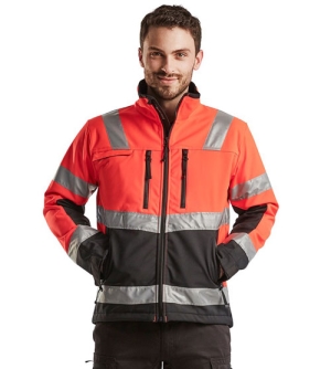 Blaklader High Vis heren Softshell Jacket