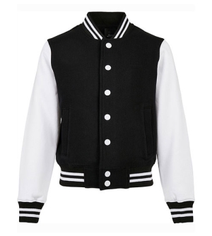 Build Your Brand Organic Sweat kids College jacket 