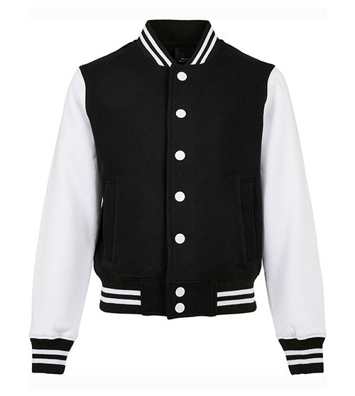 Build Your Brand Organic Sweat kids College jacket 