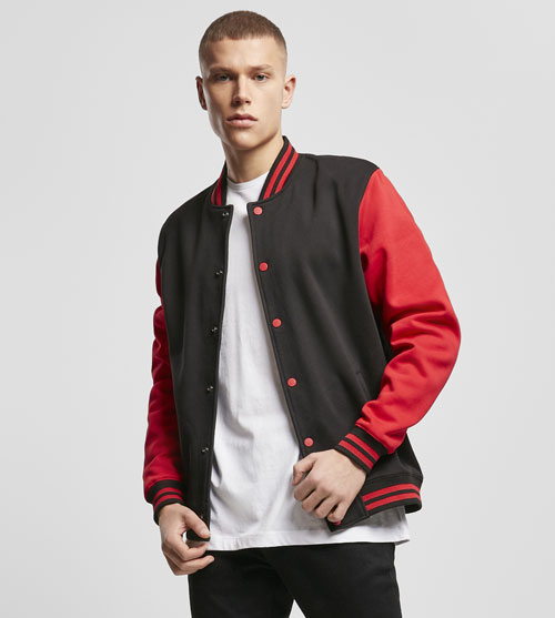 Build Your Brand Sweat heren College jacket 