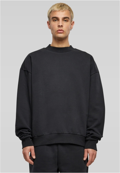 Build Your Brand Ultra Heavy Cotton Crewneck Sweater Heren