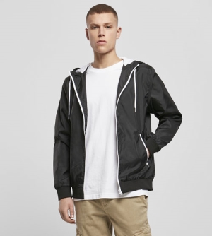 Build Your Brand unisex Windrunner jacket