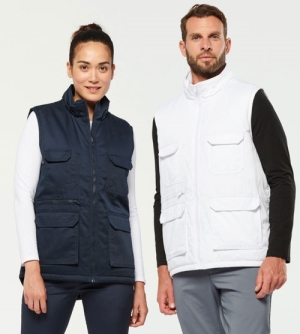 Designed To Work Gewatteerde unisex Bodywarmer polykatoen