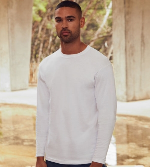Fruit of the Loom Super Premium Longsleeve T heren T-shirt 
