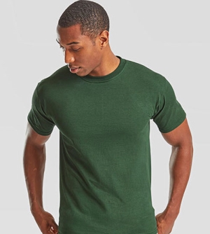 Fruit of the Loom Super Premium T heren T-shirt ronde hals
