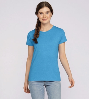 Gildan Heavy Cotton dames T-shirt ronde hals