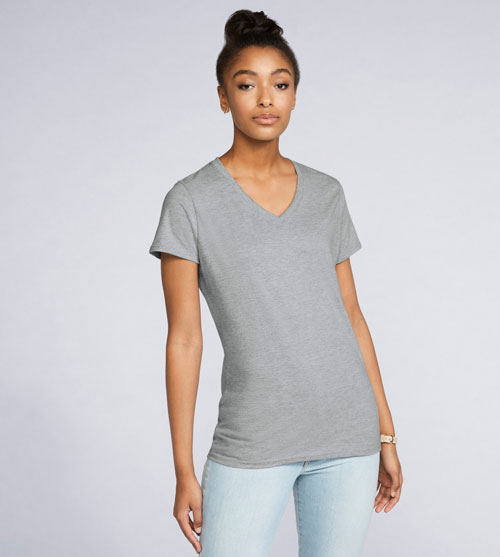 Gildan Premium Cotton V-Neck dames T-shirt V-hals