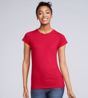 Gildan Softstyle dames T-shirt ronde hals