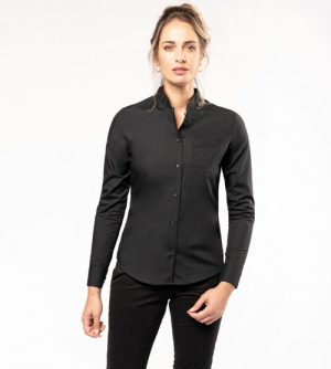 Kariban Mao Kraag dames Shirt