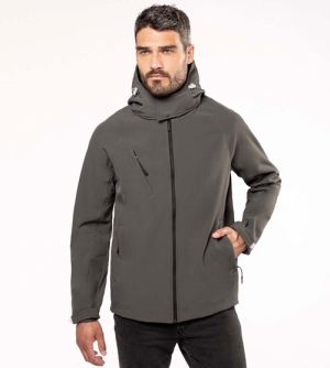 Kariban Hooded heren Softshell jacket