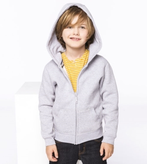 Kariban Hooded Sweater met Rits kinder Vest