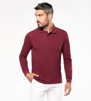 Kariban Cotton Longsleeve heren Polo