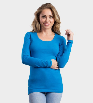 Lemon & Soda Cotton Elastane Longsleeve dames T-Shirt
