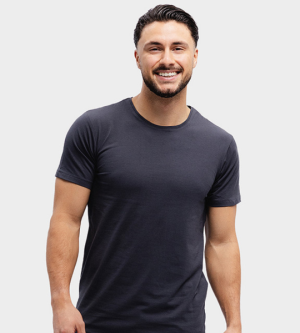Lemon & Soda Fine Cotton Elastane heren T-shirt ronde hals