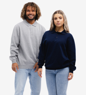 Lemon & Soda Polosweater heren Polo Sweatshirt 
