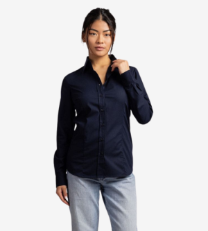 Lemon & Soda Stretch Poly-Cotton Mix dames Shirt