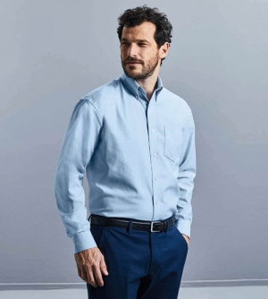 Russell Longsleeve Classic Oxford heren Shirt