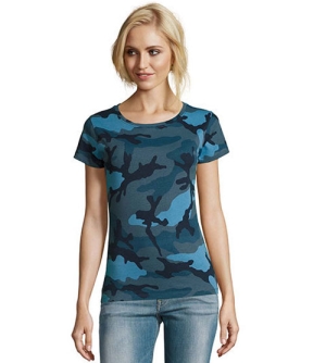 Sol's Women's Camo dames T-shirt