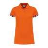 Lemon & Soda Dames Vlag Polo Oranje