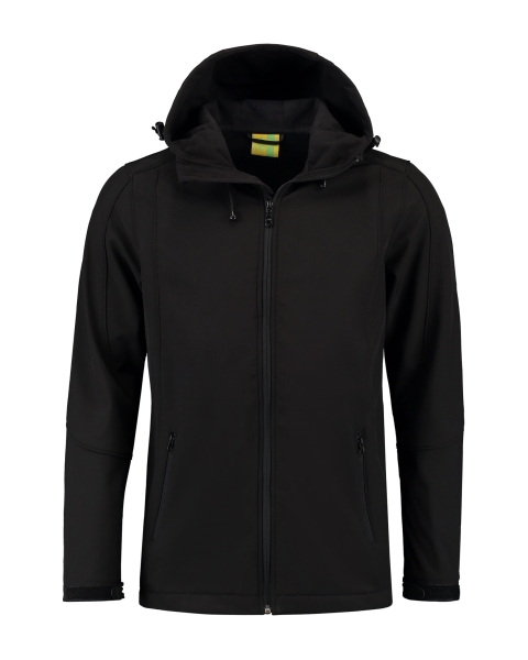 Lemon & Soda Hooded heren Softshell jacket