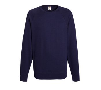 Fruit of the Loom Lightweight Raglan Sweat heren Sweatshirt