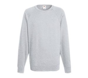 Fruit of the Loom Lightweight Raglan Sweat heren Sweatshirt