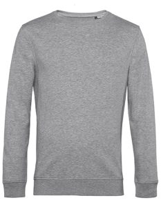 B&C Organic Crewneck heren Sweatshirt