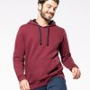 Kariban Sweater gecontrasteerde capuchon heren hoodie