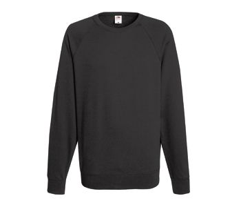 Fruit of the Loom Lightweight Raglan Sweat heren Sweatshirt