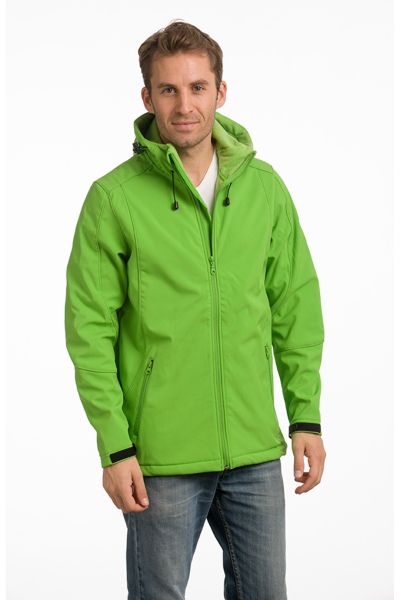 Lemon & Soda Hooded heren Softshell jacket