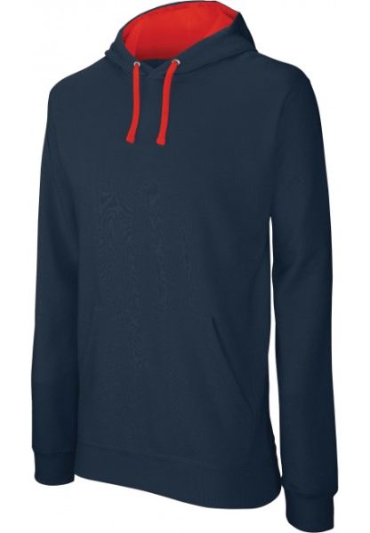 Kariban Sweater gecontrasteerde capuchon heren hoodie