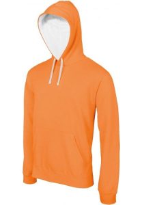Kariban Sweater gecontrasteerde capuchon heren hoodie