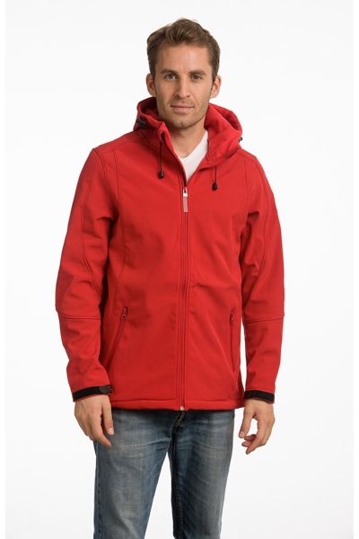 Lemon & Soda Hooded heren Softshell jacket