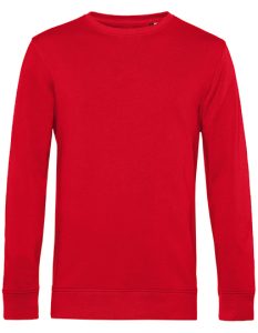 B&C Organic Crewneck heren Sweatshirt
