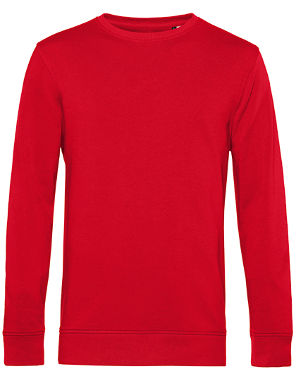 B&C Organic Crewneck heren Sweatshirt