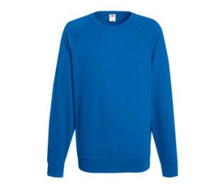 Fruit of the Loom Lightweight Raglan Sweat heren Sweatshirt
