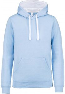 Kariban Sweater gecontrasteerde capuchon heren hoodie