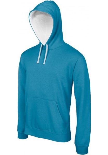 Kariban Sweater gecontrasteerde capuchon heren hoodie