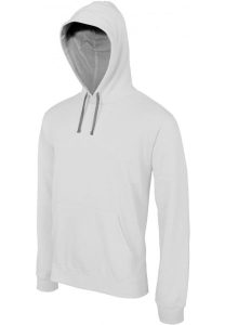 Kariban Sweater gecontrasteerde capuchon heren hoodie