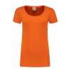 Lemon & Soda Cotton Elastane dames T-Shirt – Oranje