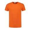 Lemon & Soda Cotton Elastane heren T-Shirt – Oranje