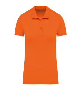 Kariban Bio180 Piqué dames Polo – Oranje