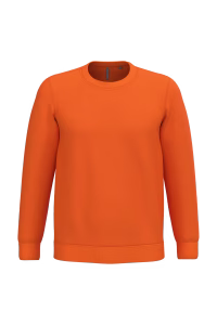 Kariban heren Sweater ronde hals – Oranje