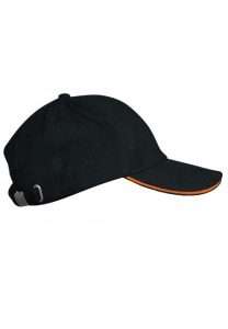 K-UP Orlando 6 Panel unisex Cap – Oranje